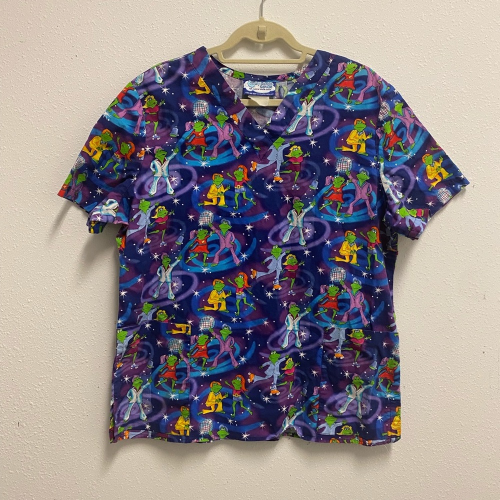 Women's Comfy Cotton Scrubs 100% Cotton Top Medium